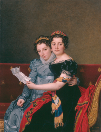 Portrait of Zénaïde and Charlotte Bonaparte